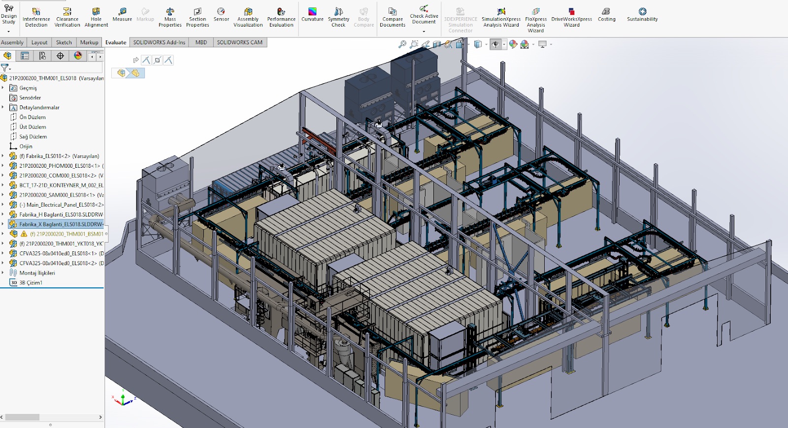 Complete powder coating line at Prolac Savoie