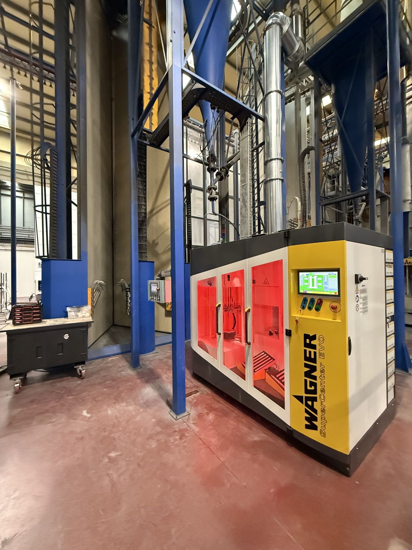 Retrofit d'une centrale de poudrage WAGNER Super Center EVO