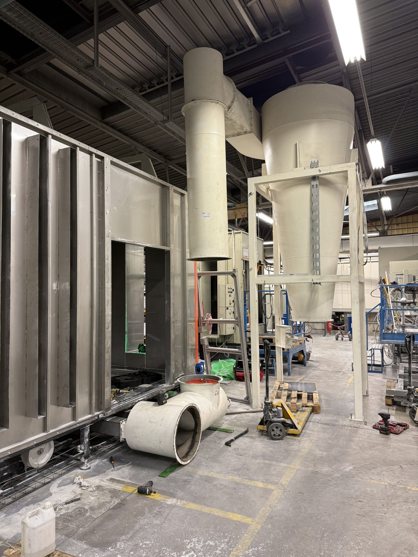 Retrofit of a WAGNER powder coating booth
