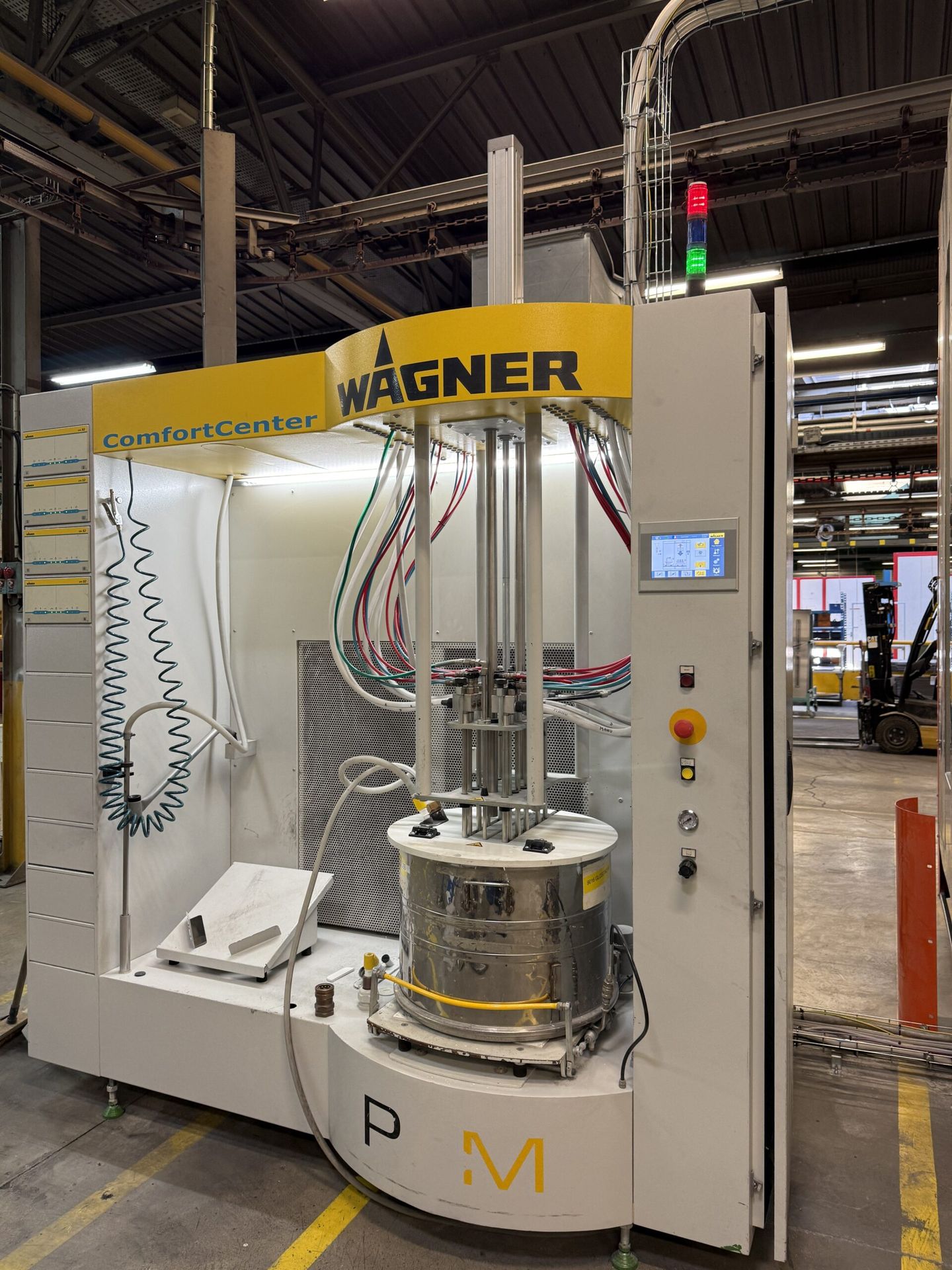 Retrofit of a WAGNER powder coating booth