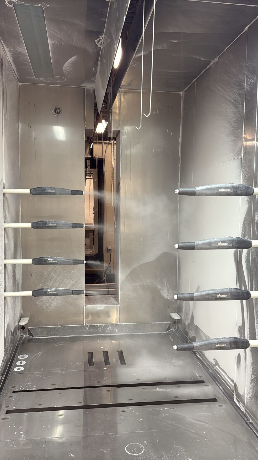Retrofit of a WAGNER powder coating booth